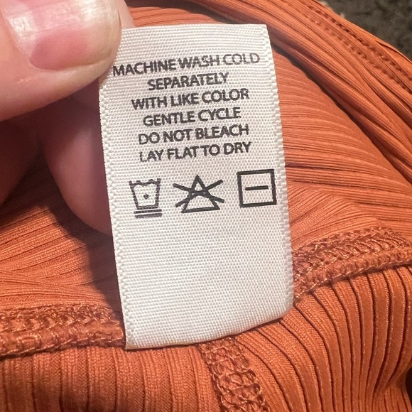 NWT Year of Ours Terracotta Ribbed Football Leggings - Picture 9 of 13